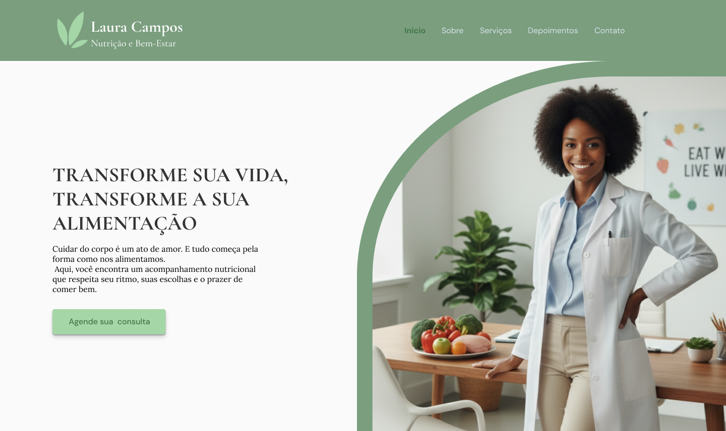 Layout Nutricionista