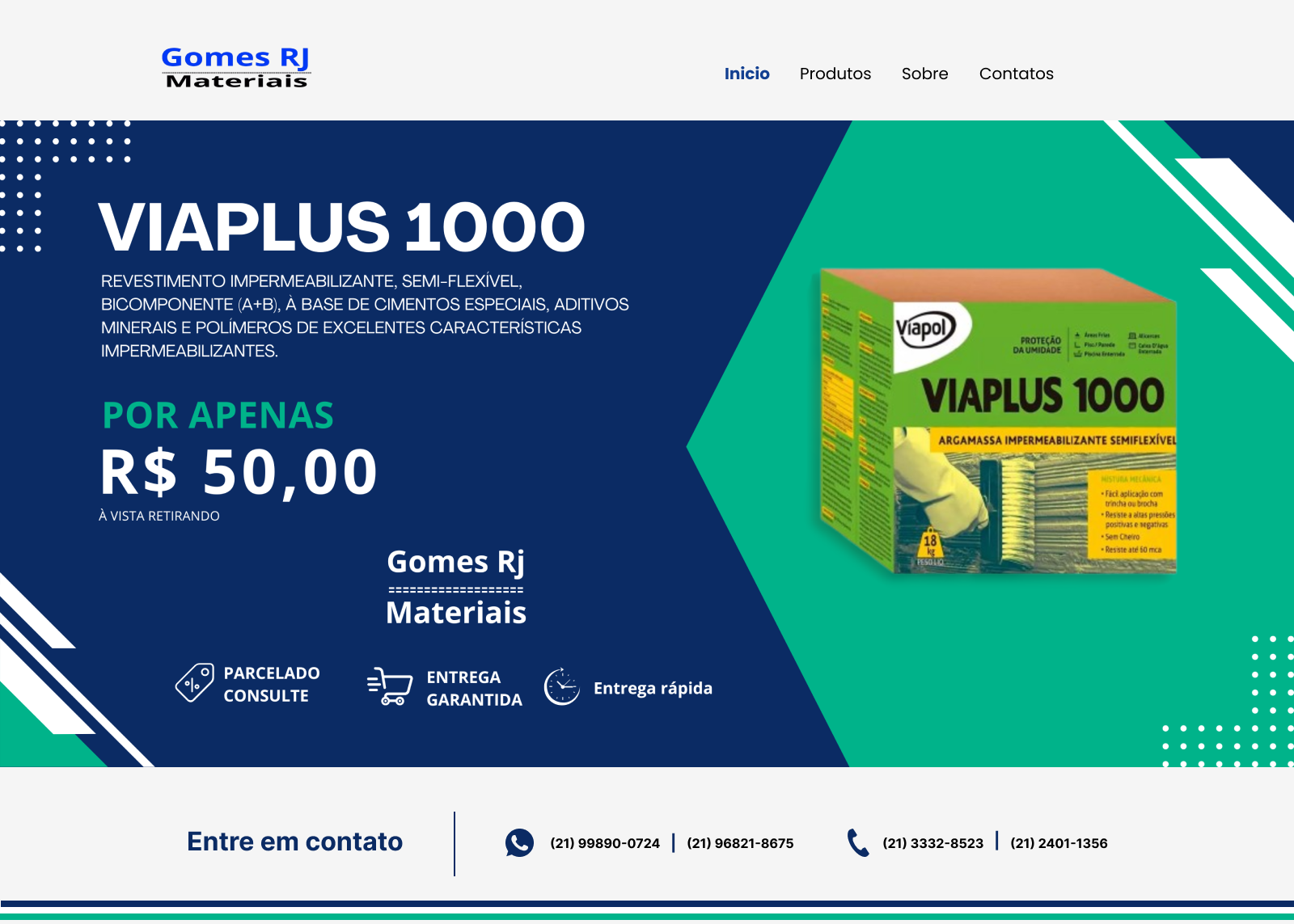 Layout Loja de Impermeabilização